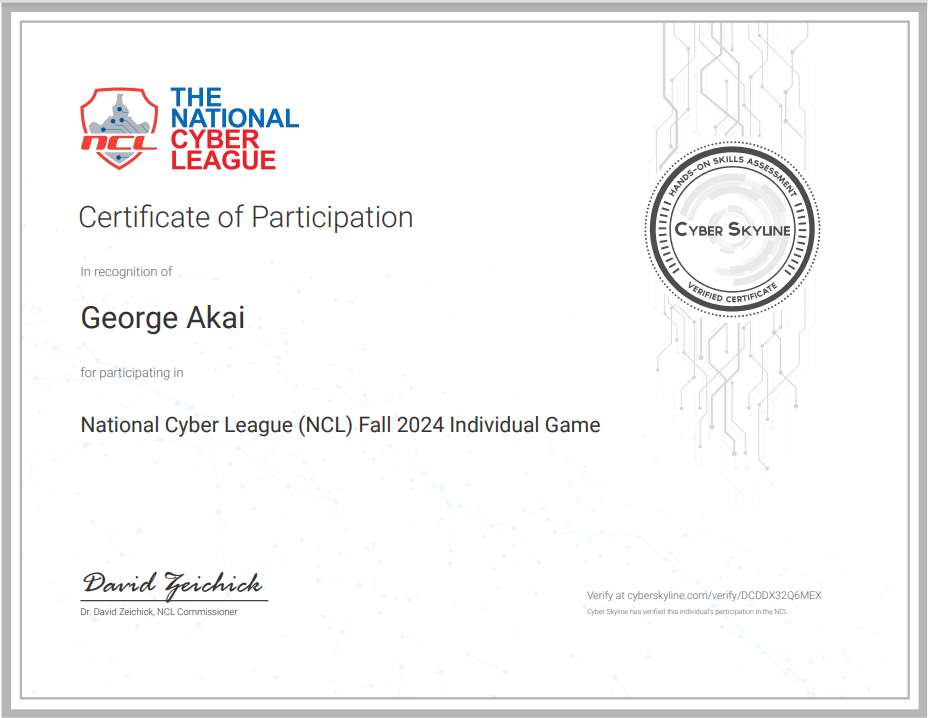 National Cyber League