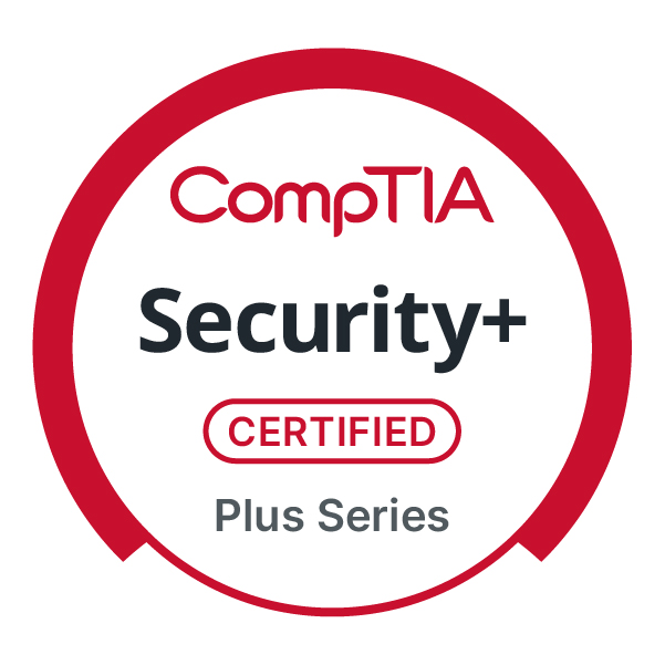 CompTIA Security+ Certified Plus Series logo